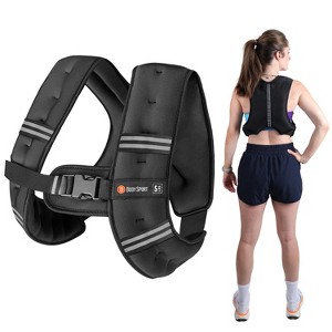 Body Sport Weighted Vest, 5 lb. - Adjustable Fitness Vest for Strength Training, Running, Walking, and Endurance Workouts - 1 of 4