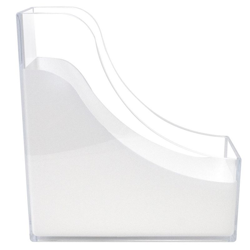 Sorbus Acrylic Desk Organizer - Magazine Holder, Sleek Modern Design, Clear Organizer for Magazines, Files, Mail, and More, 6 of 10