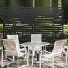 Lirago Metal Outdoor Privacy Screen Freestanding Garden Privacy Screen 72"x47" Black - 2 of 4