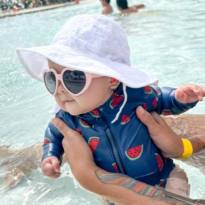 Carter s Just One You Baby Girls Eyelet Sun Hat White 6 12m Target