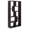 NicBex Geometric Bookcase 4/6/7-Shelf Art Deco Solid Wood Storage Unit Furniture for Office and Living Rooms, Bedroom, Apartment - 2 of 4
