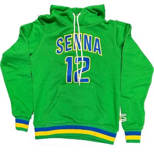 Ayrton Senna F1 Collegiate Hoodie - 1 of 2