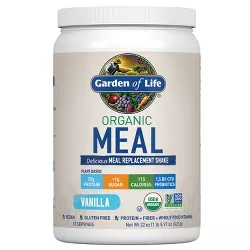 Garden of Life Organic Vegan Meal Replacement Shake Mix - Vanilla - 22oz