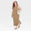 Women's Rib-Knit Maxi Bodycon Dress - Universal Thread™ - 3 of 3