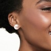 Ross-Simons 14-15mm Cultured Pearl Stud Earrings in 14kt Yellow Gold - 2 of 4