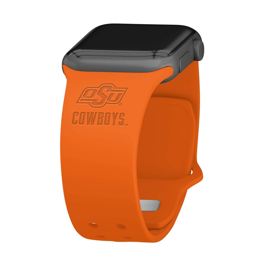 Photos - Smartwatches NCAA Oklahoma State Cowboys Wordmark Engraved Apple Watch Band - 38/40/41m