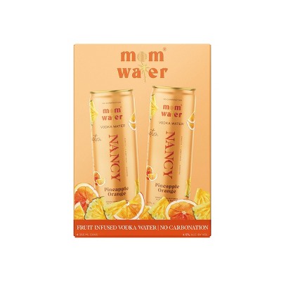 Mom Water Pineapple Orange - Nancy - 4pk/355ml Cans