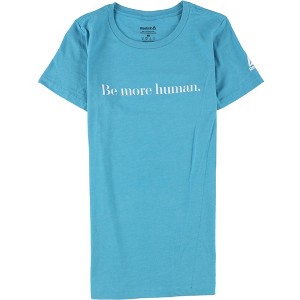 Reebok Womens Be More Human. Graphic T-Shirt - 1 of 2