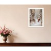 HomeRoots Santa's Winter Stroll White Framed Wall Art - 2 of 4