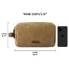 Toiletry Bag for Men, Canvas Travel Toiletry Organizer Dopp Kit Water-resistant Shaving Bag - 2 of 4