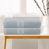 Unique Bargains Soft Highly Absorbent Quick Dry Bath Towels 2 Pcs - 3 of 4