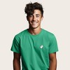 Dalix Ghost Embroidered Soft Cotton Short Sleeve T Shirt Mens - 3 of 4