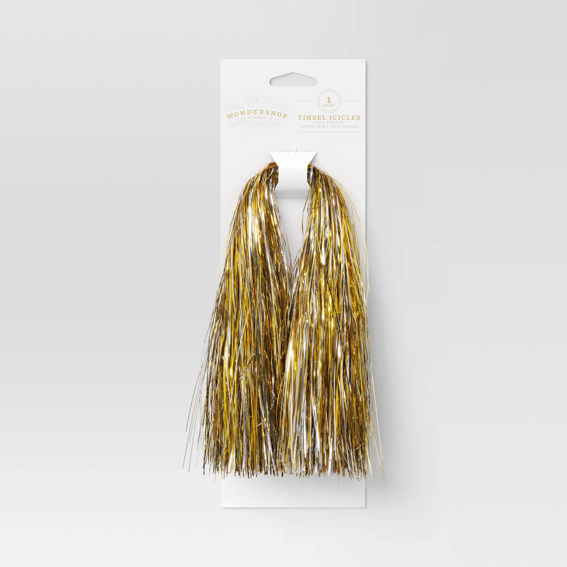 1000ct Christmas Tinsel Gold/Silver - Wondershop™
