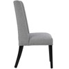 Modway Baron Dining Chair Fabric Set of 2 Light Gray - 4 of 4