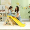 Infurnic Baby Activity Gyms, Triangle Set with Slide and Sandbags, Baby Gym Play Set for Toddlers, Multicolored, 46.85"*12.6"*24.02" - 2 of 4