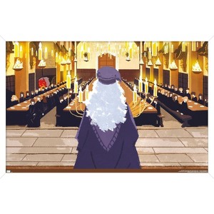 Trends International The Wizarding World: Harry Potter - Dumbledore Candles Framed Wall Poster Prints - 1 of 4
