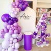 PartyWoo Balloons Lavender Light Pastel Lilac 12 Inch 50 pcs - 3 of 4