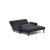 2-Seater Velvet Sleeper Sofa with Recliner, Adjustable Backrest and Foam Cushions for Living Room - 4 of 4