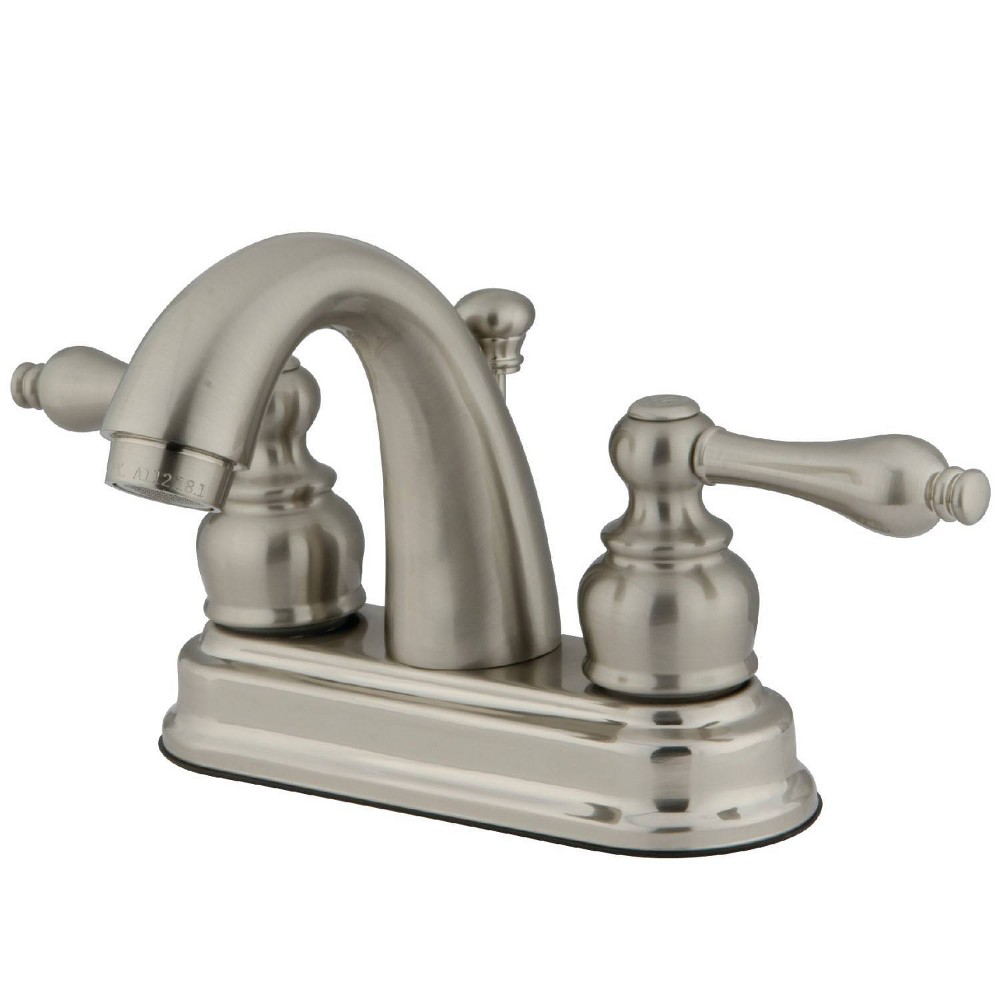 Photos - Tap Kingston Brass Restoration Classic Bathroom Faucet Satin Nickel -  Satin Ni 