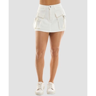 Derek Heart Womens High Rise Twill Shorts
