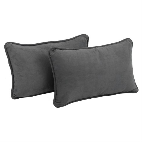 Blazing Needles Indoor Throw Pillows Steel Grey Target