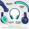 MEE audio KidJamz KJ45 Children’s Safe Listening Bluetooth Wireless Headphones with Volume Limiter & Microphone, Adjustable On-Ear Kids Headset - image 2 of 4