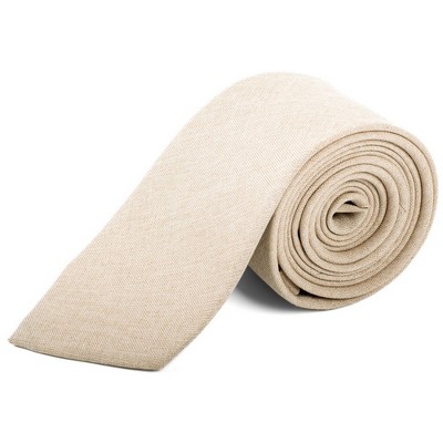 Men's Solid Color 2.75 Inch Wide And 57 Inch Long 100% Cotton Neckties