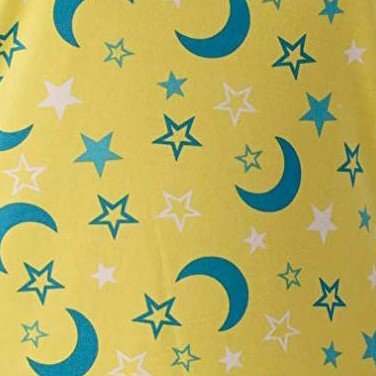 yellow - celestial moon and stars
