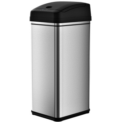 Touchless Stainless Steel 13 Gallon Motion Sensor Trash Can