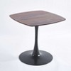 VYNXARIA Elegant Black and Walnut MDF Coffee and Dining Table - 3 of 4