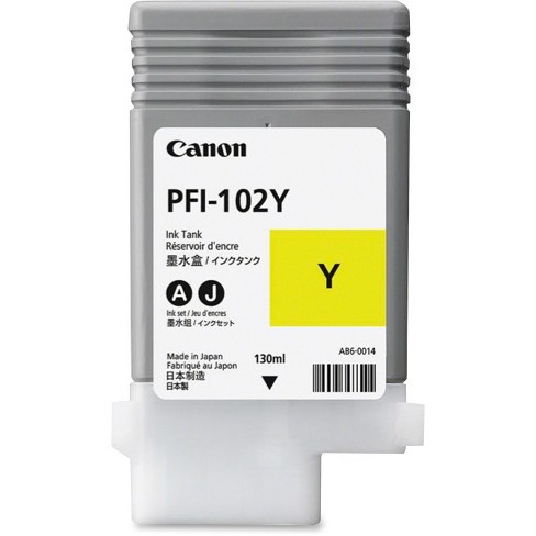 Canon Ink Tank F/ipf510/600/710 Series 130ml Yellow 0898b001aa