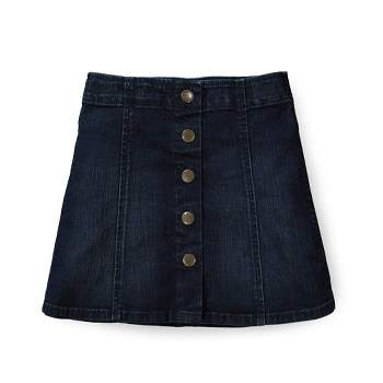 Hope & Henry Girls' Pleated Skirt With Buckle Detail (navy Multi Plaid ...