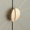 55 Downing Street Hermes 35 1/4" Wide Gray and Gold Wooden 2-Door Cabinet - 4 of 4