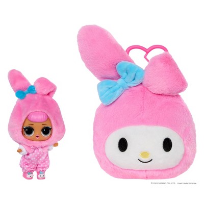 Детские мягкие игрушки L.O.L. Surprise! L.O.L. Surprise! Loves Hello Kitty and Friends Reversible Plush Surprise - Blind Plush with Matching Tot and Keychain — фото 3