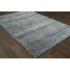 Oriental Weavers Pasargad Home Atlas Collection Fabric Blue/Grey Distressed Pattern- Living Room, Bedroom, Home Office Area Rug, 2' 6" X 12' - 3 of 4