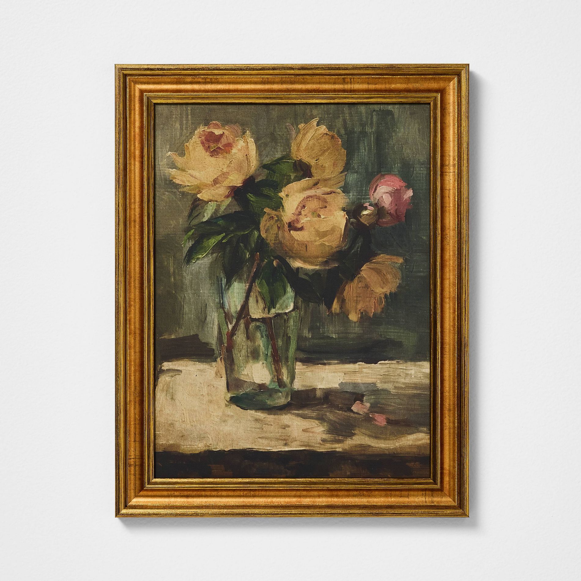 11"x14" Moody Floral Still Life Wall Art - Threshold™ designed with Studio McGee