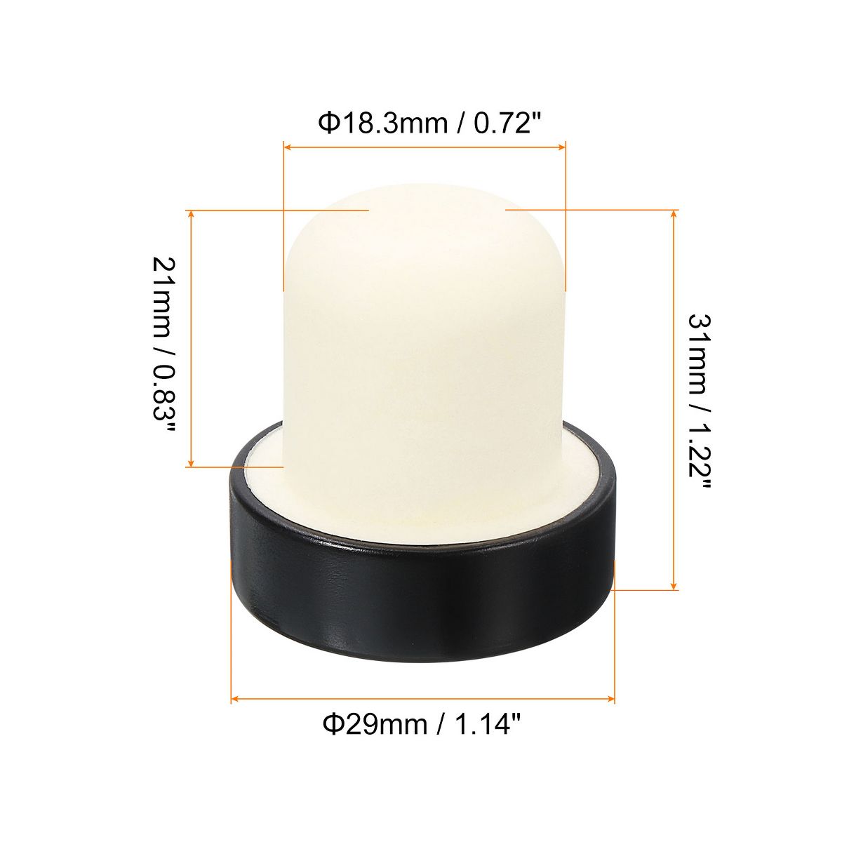 Unique Bargains Reusable Cork T-shaped Stoppers for Wine Bottles Crafts - thumbnail 2