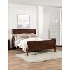 Sapphtopaz Modern Bed Frame with Headboard Sleigh Design Wood Platform Bed with Sturdy&Durable Frame for Bedroom,Box Spring Needed - 4 of 4