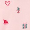 Carter's Just One You® Baby Girls' Christmas Fairy Sleep N' Play with Hat  - Pink - 4 of 4