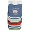 Hudson Baby Infant Boy Cotton Bibs, Bacon My Heart, One Size - 2 of 4