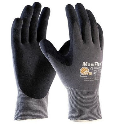 MaxiFlex Endurance Nitrile Gloves Gray/Black 34-844/XL