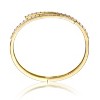 Guili 14K Gold Plated Cubic Zirconia Pave Bypass Coil Bangle Bracelet – ElegantDesign Perfect for Special Occasions or Everyday Sophistication - 2 of 2