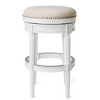 Maven Lane Pullman Backless Swivel Fabric Bar Height Bar Stool - 2 of 4