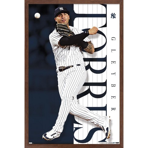 MLB New York Yankees - Aaron Judge 20 Wall Poster with Wooden