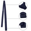 Allegra K Men's Knit Self-Tied Solid Color Skinny Square Tipping Ties - 4 of 4