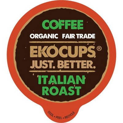 EkoCups Italian Roast Organic Coffee Pods