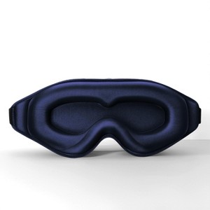 ChicFurnit Eye Mask 3D Deep Contoured Zero Pressure Sleep Eye Mask for Living Room Comfort and Travel Rest, Blue, 3.9"*9.6"*0.67" - 1 of 4