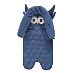 Hudson Baby Infant Boy Car Seat Insert, Blue Owl, One Size - 1 of 2