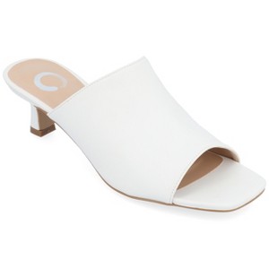 Journee Collection Womens Mercerr Slip On Open Toe Kitten Heel Pump - 1 of 4