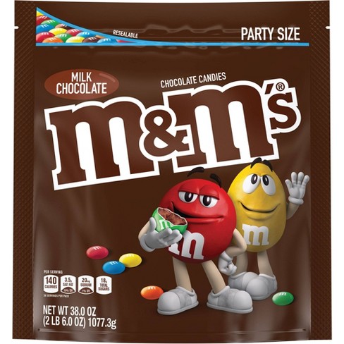 M M S Party Size Milk Chocolate Candies 38oz Target